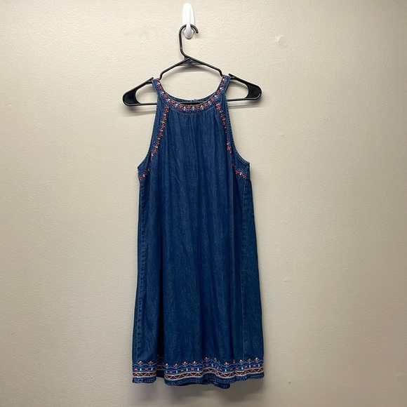 Gap embroidered denim dress - Picture 2 of 6